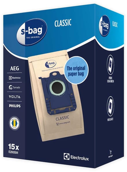Electrolux - STOFZUIGERZAK S-BAG --E200M CLASSIC DOOS VAN 15 Stuks - 9001688002
