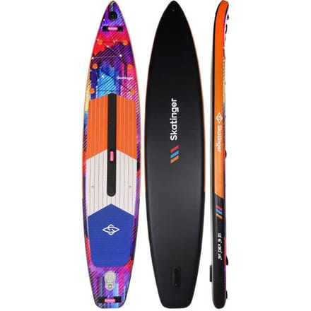 Skatinger CMYK Yellow Opblaasbaar SUP Board 380x76x15 cm Touring