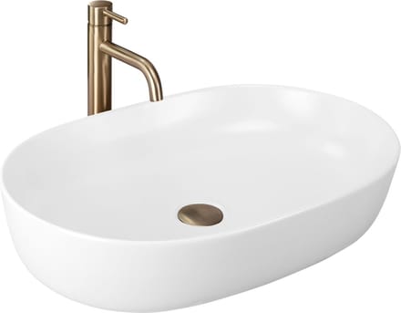 Countertop Basin Rea CLEO 61 WHITE MATT