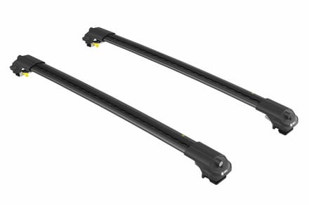 Dakdrager voor Opel COMBO E 2019--> Open Dakrailing-Aluminium-Wingbar-Zwart-Merk Turtle