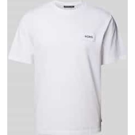 T-shirt met labelpatch