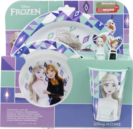 Euromic FROZEN 5-pcs. kids microwavable set