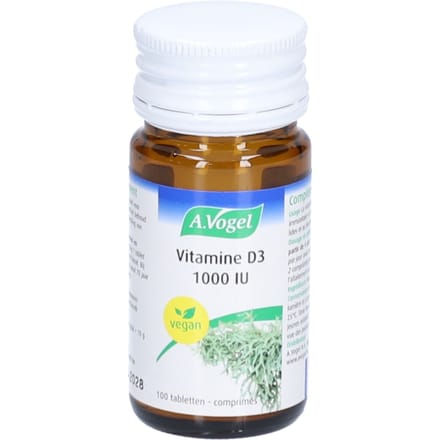 A. Vogel Vitamine D3 1000IU - 100 Tabletten