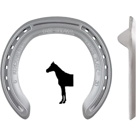 Fer à cheval vooraan met 2 pinçons Kerckhaert Kings Fast Break Extra