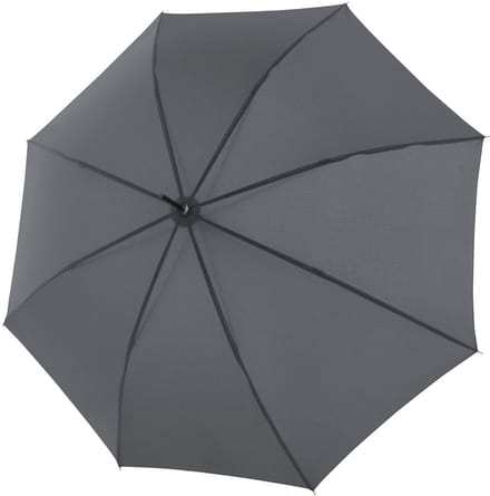Doppler Bristol Stok paraplu 87 cm - 103cm Diameter - solid grey