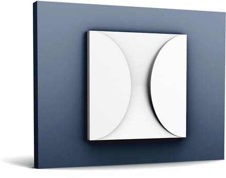 3d muurpaneel Orac Decor W107 MODERN CIRCLE wandpaneel sierelement modern design wit