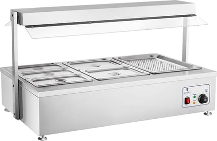 Royal Catering Bain-Marie - 6 GN - met vleeshulpstuk 10010380