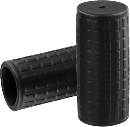 Kruiwagen Handgrepen - Rubberen Grepen - Comfortabel Werken - Antislip Ontwerp - Set van 2 - Zwart