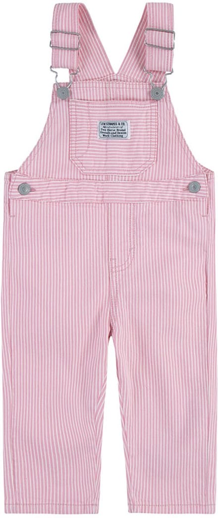 Levi´s ® Kids Railroad Stripe Mouwloze Romper Roze 24 Months Meisje
