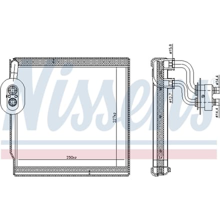 Verdamper, airconditioning NISSENS 92374