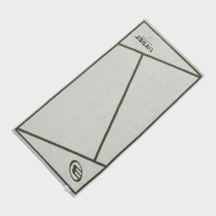 Bullpadel handdoek 100x50cm - lichtgroen / khaki