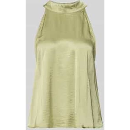 Blousetop van satijn met viscose,