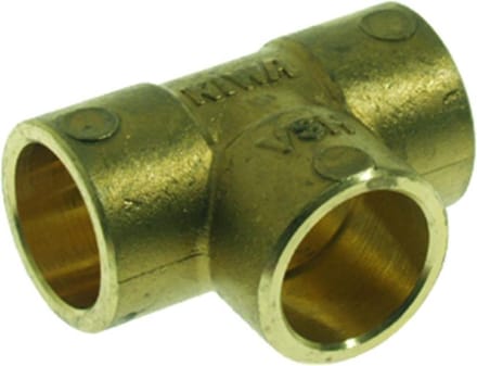 VSH soldeer messing - T-stuk - 12 mm