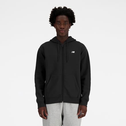 New Balance Sport Essentials Logo Fleece Black Größe: XXL | Pullover Outlet | Herren | Schwarz
