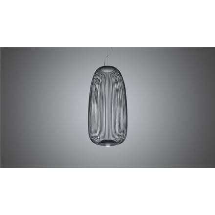 Foscarini Spokes 1 Hanglamp - grafiet - met MyLight
