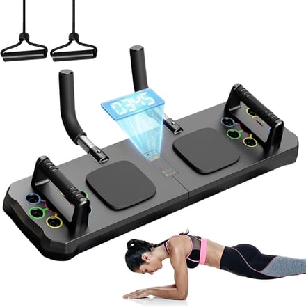 Trainingsbord - Oefenbord - Thuistraining - Verstelbare Breedte - 33-44 cm - Zwart