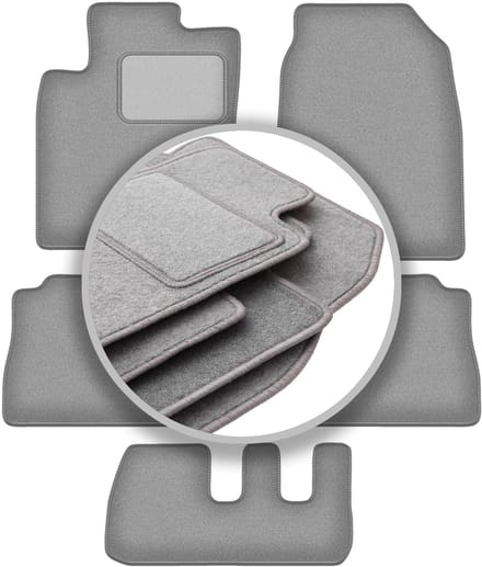 Automatten asgrijs voor: Chevrolet Captiva 7-zitter (2006-2017)