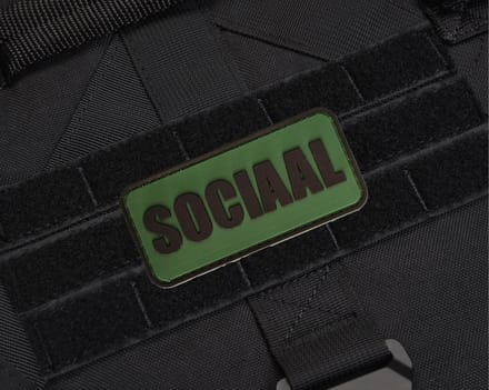 Always Prepared® Sociaal patch klittenband - 2 stuks - Geschikt voor hondentuigen
