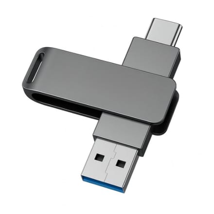 USB Stick 128 GB - USB-C en USB-A - 800Mbps - USB 3.0 - USB-C Stick - Plug & Play - Universeel - Geschikt voor alle Laptops / Smartphones / Tablets