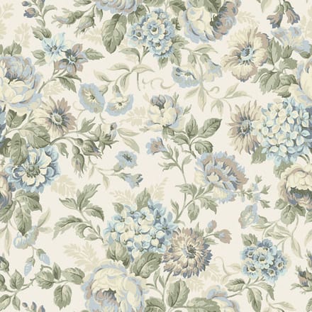 Boråstapeter Vliesbehang 5726 - Orangeri - Klassiek Blauw - 49cm x 10.05m