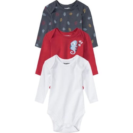 LUPILU Rompertjes (Rood/donkerblauw/wit, 62/68)