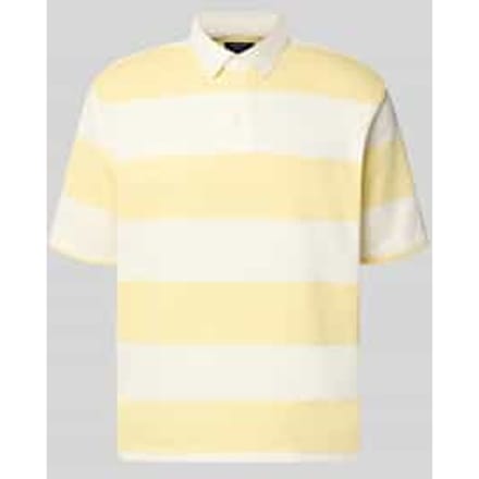relaxed fit poloshirt in all-over look