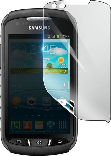 3mk, Geschikt voor Samsung Galaxy Xcover 2 S7710, Schokbestendige Hydrogel Screenprotector, Transparant