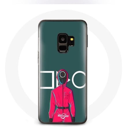 Coque - MANIACASE - Samsung S9 Plus - Soldat Rouge - Masque Cercle - Vert vert