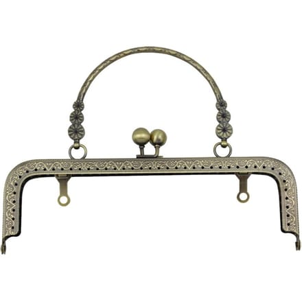Cadre de fermoir de sac à main, fermoir de sac à main en métal pour la fabrication de sacs à main artisanaux DIY bronze