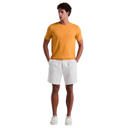 Original Penguin Heren Pete Geborduurd Logo T-Shirt (Geel)