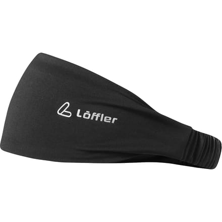 Loeffler Elastic Uni Hoofdband Zwart Man,Vrouw