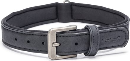 Beeztees Balacron Ax Halsband Hond - Kunstleer - Zwart - 43-53 cm x 25 mm