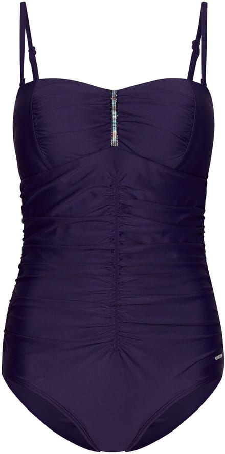 Pastunette Badpak Iris - Paars - Corrigerend - Strapless - Maat 36