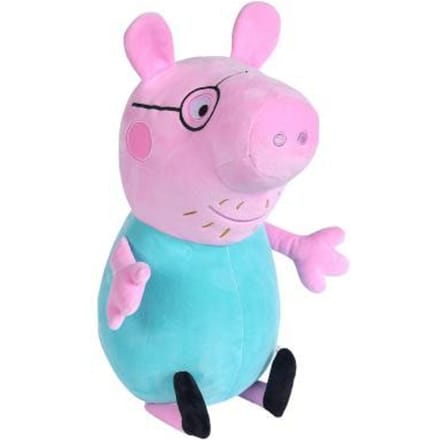 Simba Peppa Pig Papa Pig 37cm pluche Speelfiguren & personages