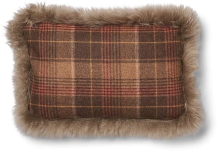 Sheepskin House - Wollen Kussen - Dubbelzijdig - LW rand - 34x52 cm