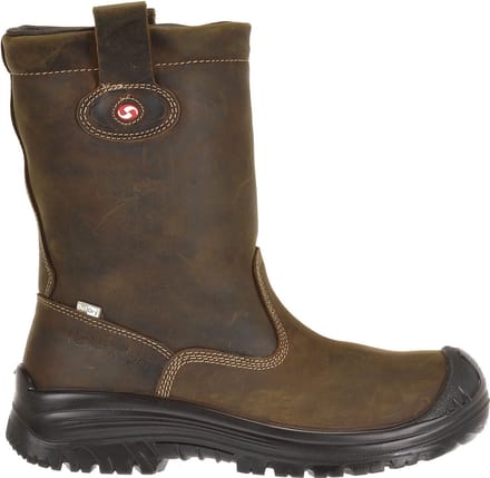 Leren veiligheidslaars gevoerd Sixton Montana OutDry bruin