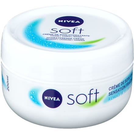 NIVEA Soft Bodycrème - Crème voor Lichaam en Gezicht - Hydraterende Gezichtscrème - 200 ml