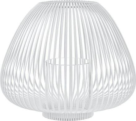 Blomus LYVA Lantaarn - H 26 cm, Ø 31 cm (M) - Wit