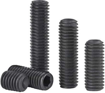 Ronte - Stelschroeven M4 x 4 mm - Binnenzeskant Draadpennen - Machines Deurgreep
