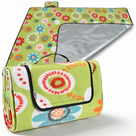 DETEX Picknickkleed 200x200cm XXL Waterdicht Geïsoleerd Opvouwbaar Gebloemd