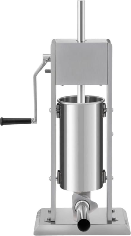 Worstvuller - Worstenmaker - Worstenvulmachine - 5L Handmatig - PRO - Met 4 Maten Vulbuizen