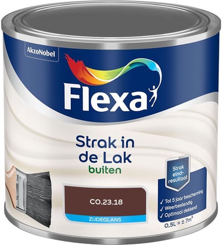 Flexa - Strak In De Lak Buitenlak Zijdeglans - C0.23.18 - Mengverf - 500 Ml