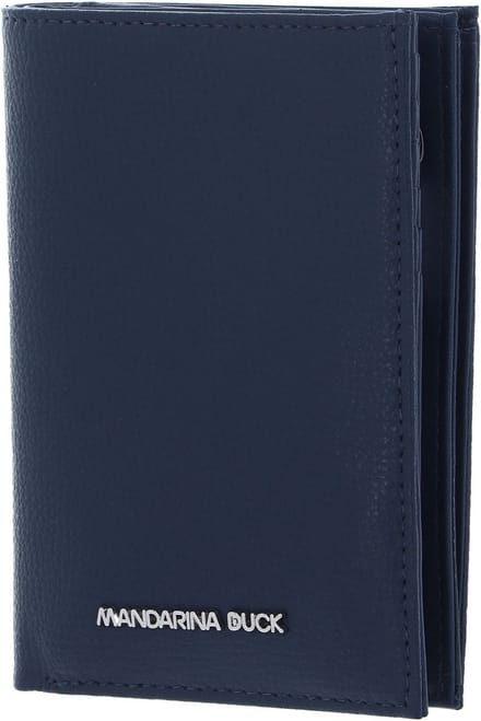 MANDARINA DUCK Leren Portemonnee Mellow Urban Wallet Avio Donkerblauw