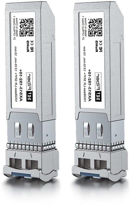 Netwerk Module - SFP+ Transceiver - Netwerk Uitbreiding - 10 Gigabit Snelheid - 10 km Bereik - Zilver