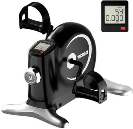 Compacte Pedaaltrainer met LCD-scherm - Verstelbare Hometrainer voor Thuisgebruik