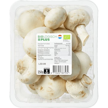 Paddenstoelen Champignons wit bio