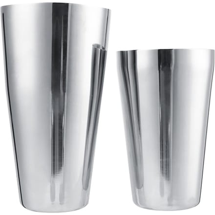 Ensemble shaker à vin et cocktail en acier inoxydable, récipient pour mélanger et boire, ustensiles de bar (800/600 ml) gray