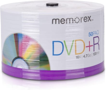 DVD+R 16x Eco Spindel Base Discs 50 Pack 4,7 GB