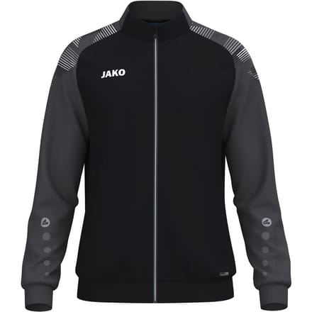 Jako Sonic Polyestervest Kinderen - Zwart / Antraciet | Maat: 152