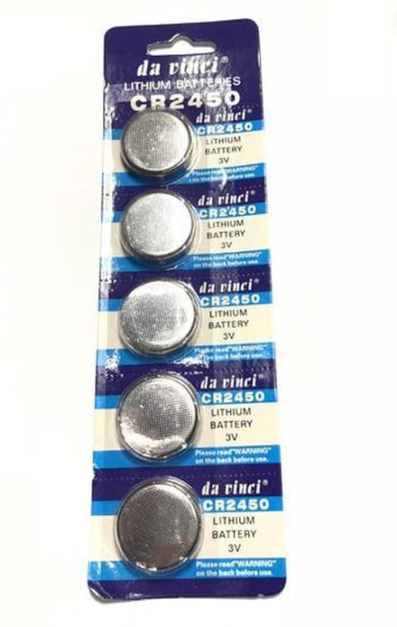 Dil Vinci CR2450 3V Lithium knoopcellen - 5 stuks